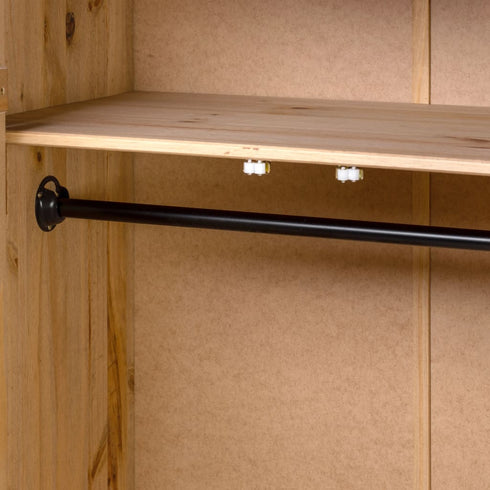 Maison Madeleine -  3Door Wardrobe 118x50x171.5 cm Pine Panama Range
